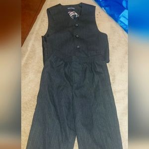 Boys Suit 2T 3 Piece vest pants tie purple